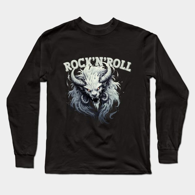 rock and roll Long Sleeve T-Shirt by FehuMarcinArt